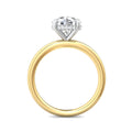 Martin Flyer Solitaire Round Engagement Ring DERS28SRYZPL-C-8.0RD