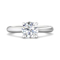 Martin Flyer Solitaire Round Engagement Ring DERS30PL-2.6-C-8.0RD