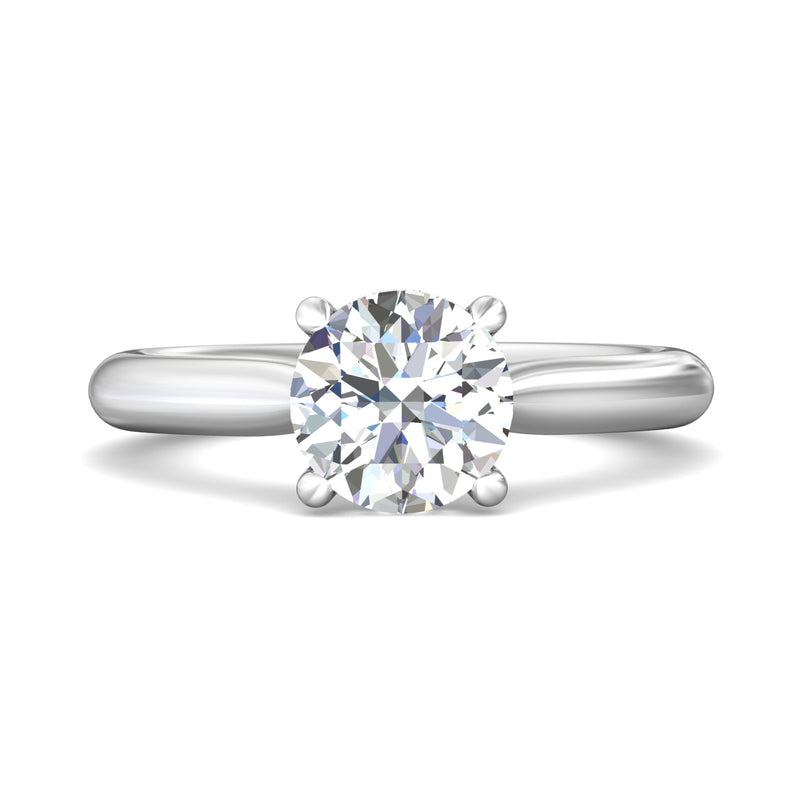 Martin Flyer Solitaire Round Engagement Ring DERS30PL-2.6-C-8.0RD