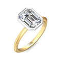 Martin Flyer Solitaire Emerald Cut Engagement Ring DERS32XSECTTYZ-9X7EC