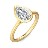 Martin Flyer Solitaire Pear Shaped Engagement Ring DERS33XSPSYZ-10.7X7.0PS
