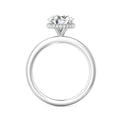 Martin Flyer Solitaire Round Engagement Ring DERS38SRPL-C-8.5RD