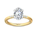 Martin Flyer Solitaire Oval Engagement Ring DERS39SOVRYZPL-C-9.7X7.2OV