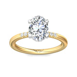 Martin Flyer Solitaire Oval Engagement Ring DERS39SOVRYZPL-C-9.7X7.2OV