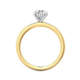 Martin Flyer Solitaire Round Engagement Ring DERS39XSRDRYZPL-C-8.0RD