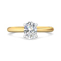 Martin Flyer Solitaire Oval Engagement Ring DERS41XXSYZPL-C-9.7X7.2OV