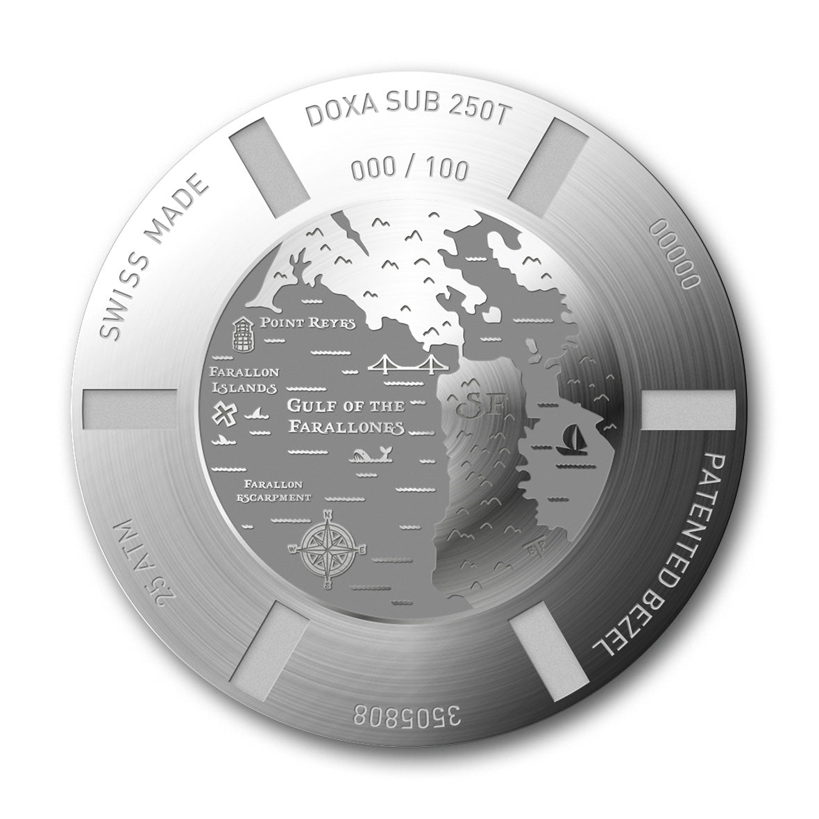 Doxa SUB 250T GMT 'Great White' Topper Edition 855.10.011.10-SE9