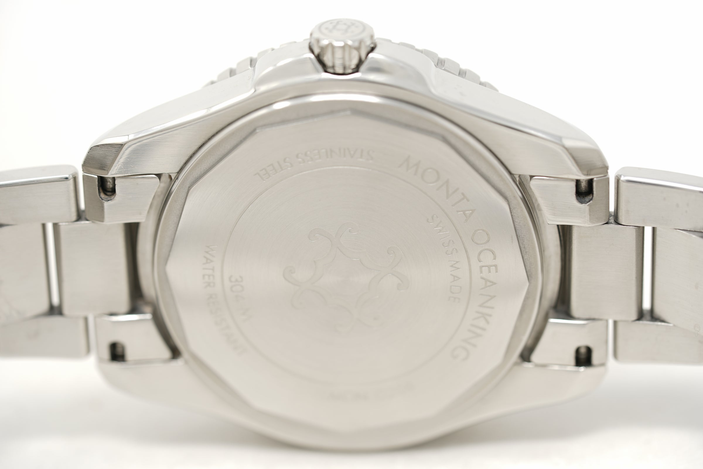 Pre-Owned Monta Ocean King Blue Dial Black Bezel