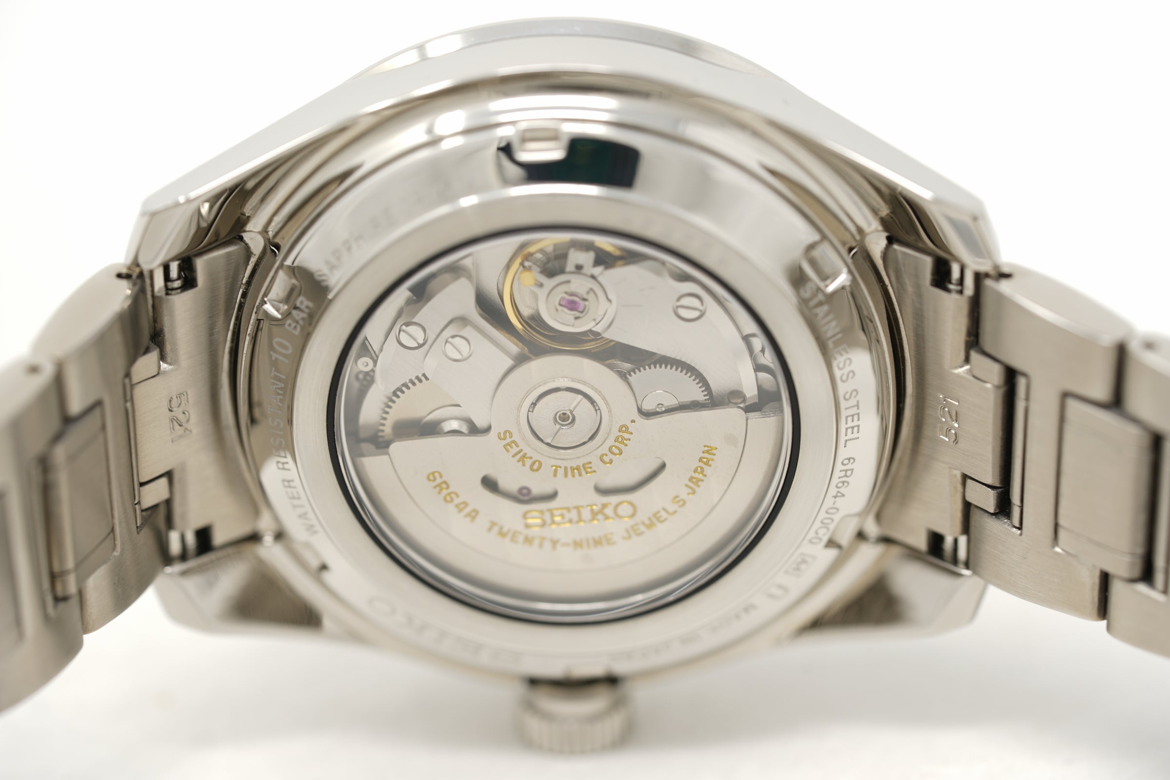 Pre-Owned Seiko Presage Sharp-Edged Series GMT SPB221