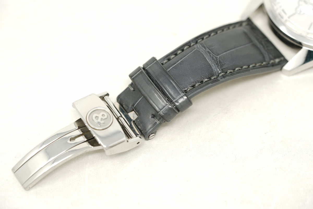 Pre-Owned Bell & Ross BR 123 Officer Silver BRG123-WH-ST/SCR/2