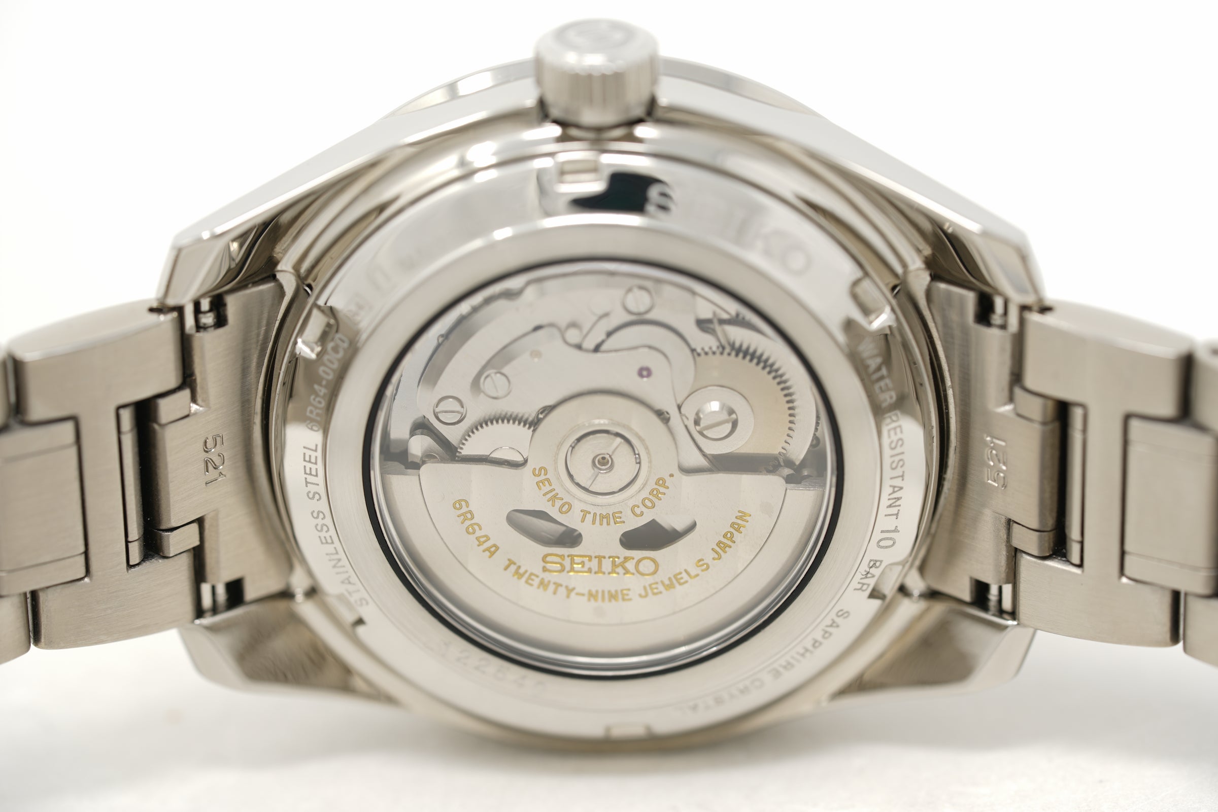 Pre-Owned Seiko Presage Sharp-Edged Series GMT SPB221