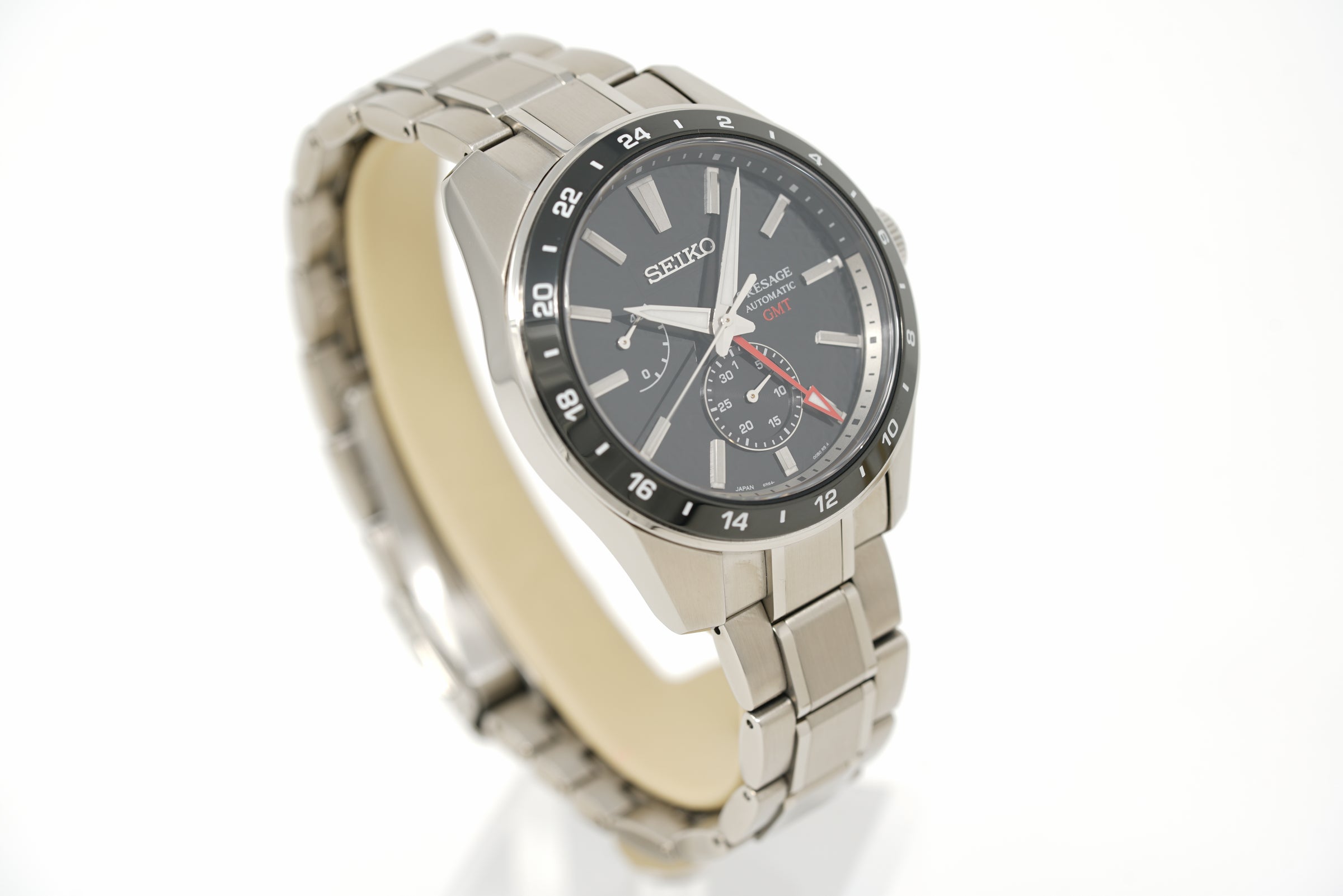 Pre-Owned Seiko Presage Sharp-Edged Series GMT SPB221