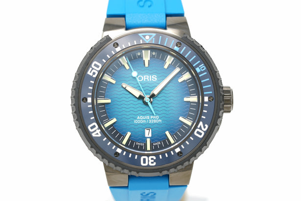 Pre-Owned Oris Aquis Pro 1000m 01 733 7801 7255-Set