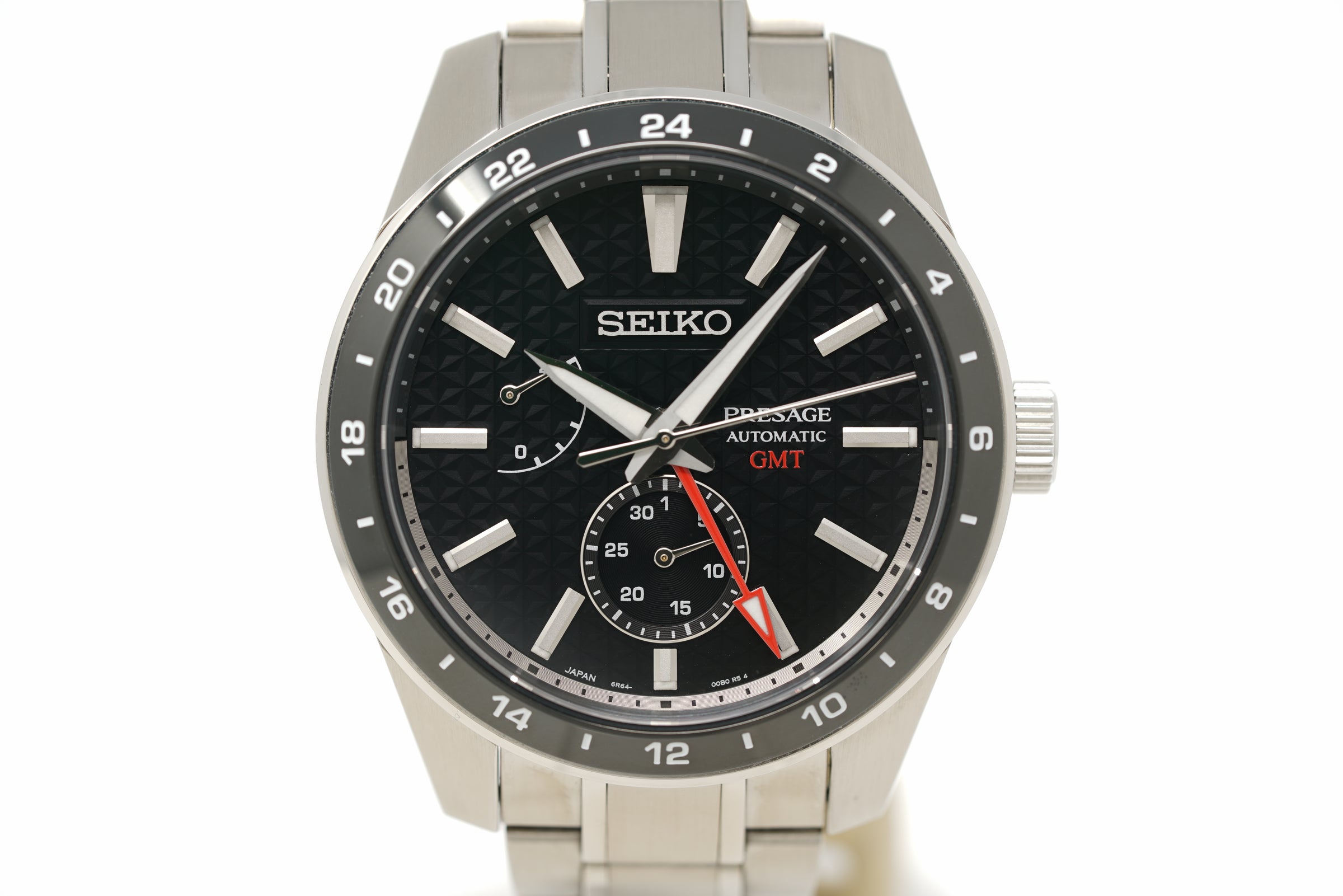 Pre-Owned Seiko Presage Sharp-Edged Series GMT SPB221