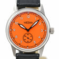 Pre-Owned Weiss Standard Issue Field Watch Tangerine dial