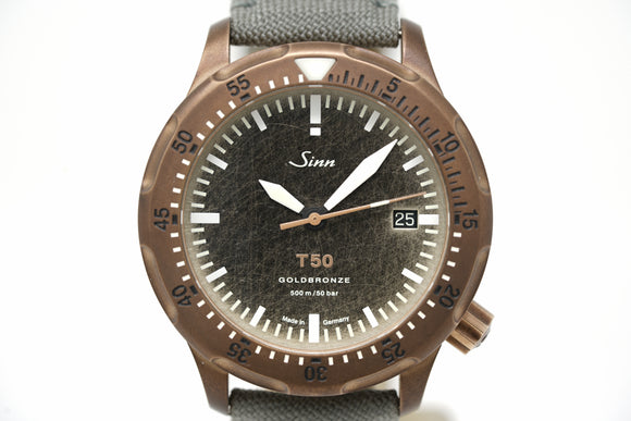 Pre-Owned Sinn T50 Goldbronze Limited Edition 1052.061