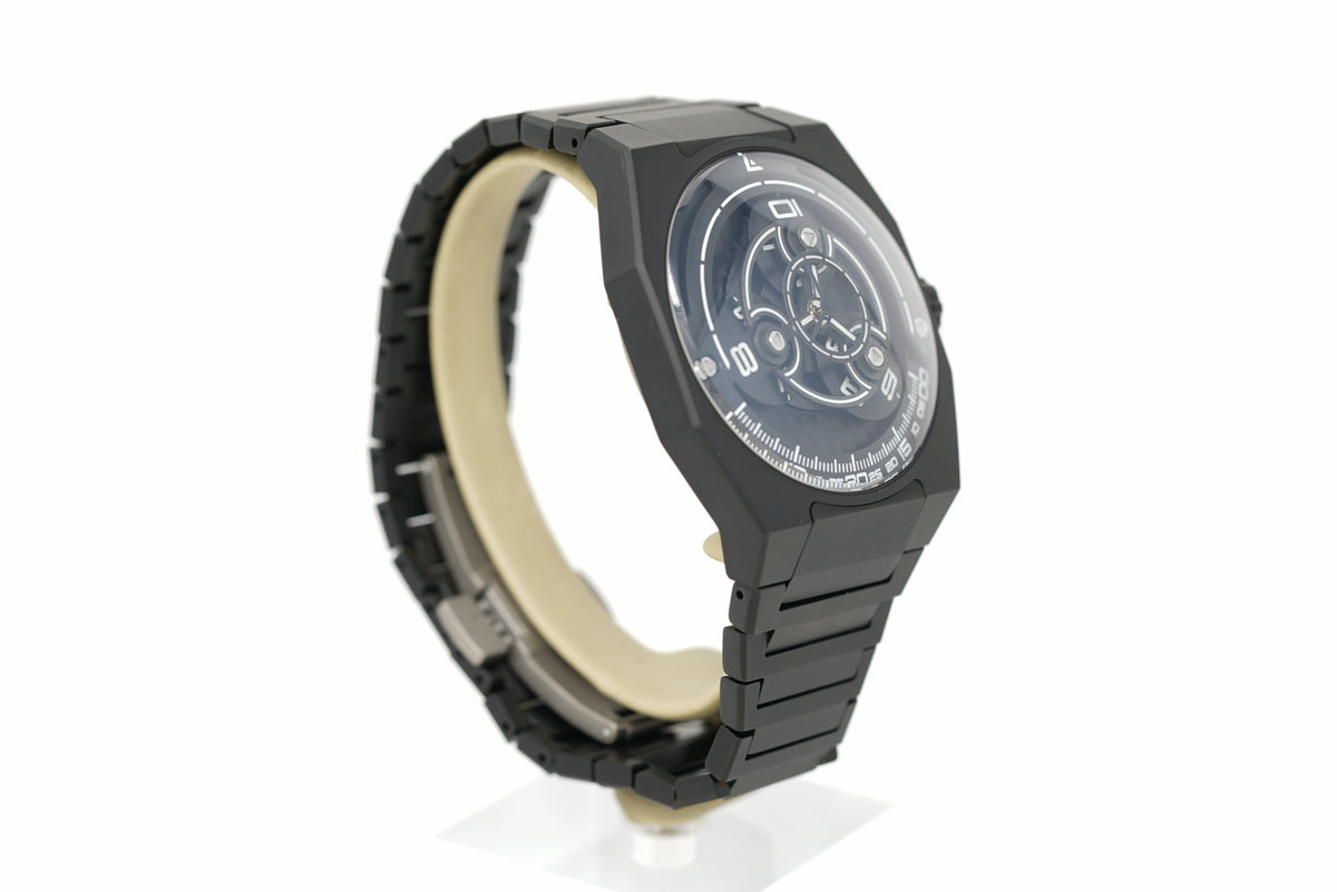 Pre-Owned Angles KOI-5 Wandering Hour Aero Black Automatic Limited