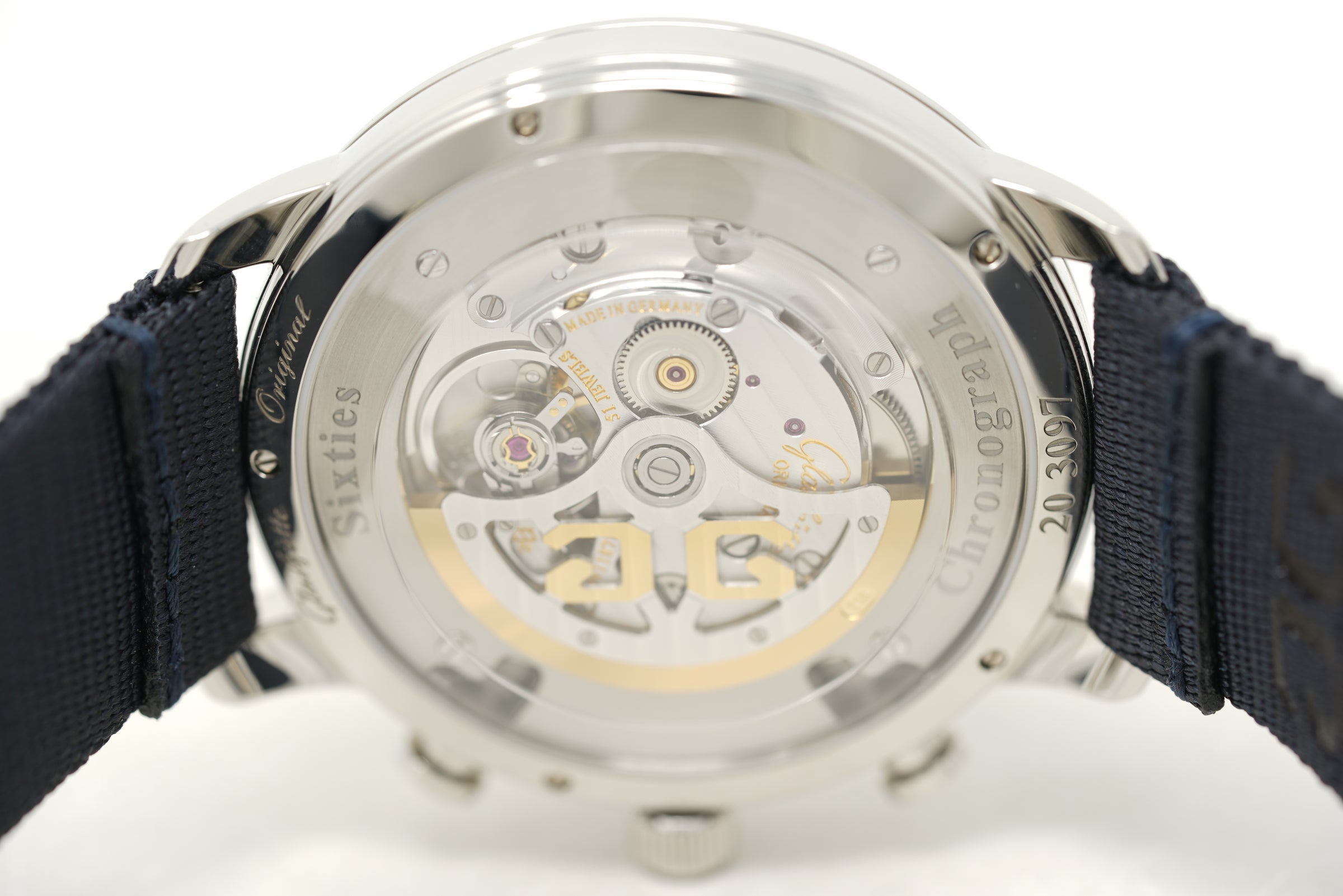 Pre-Owned Glashütte Original Sixties Chronograph Annual Edition 1-39-34-06-22-04