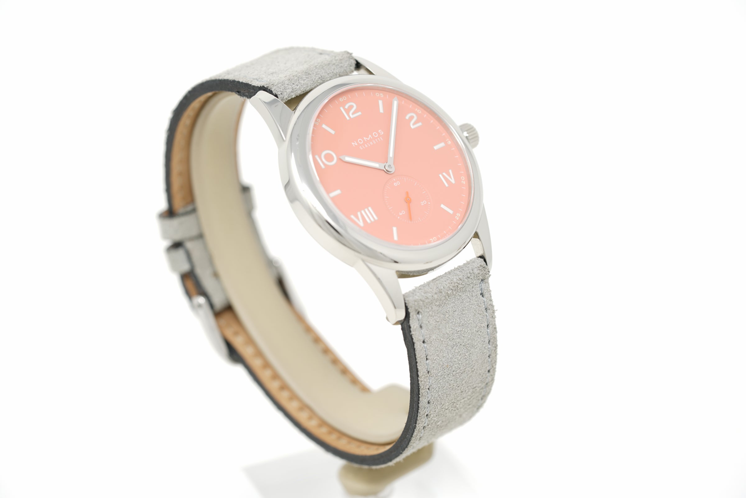 Pre-Owned Nomos Glashütte Club Campus 38 Cream Coral 725.GB