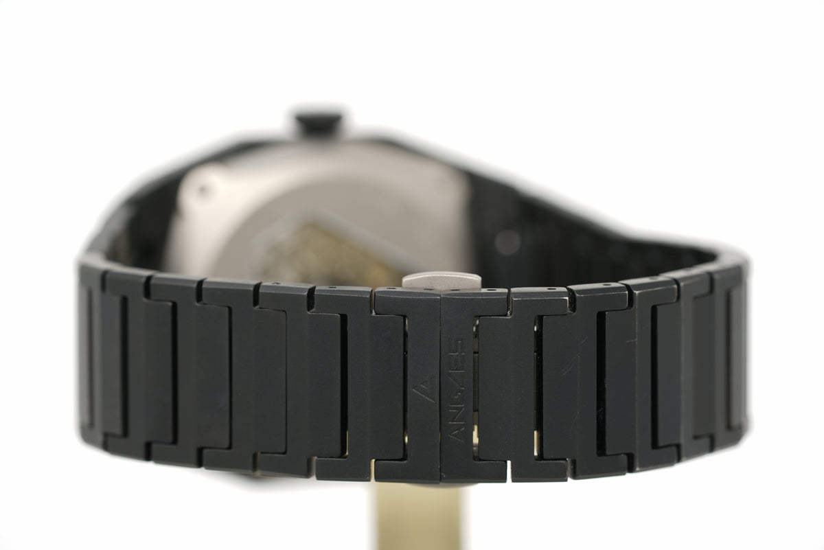 Pre-Owned Angles KOI-5 Wandering Hour Aero Black Automatic Limited