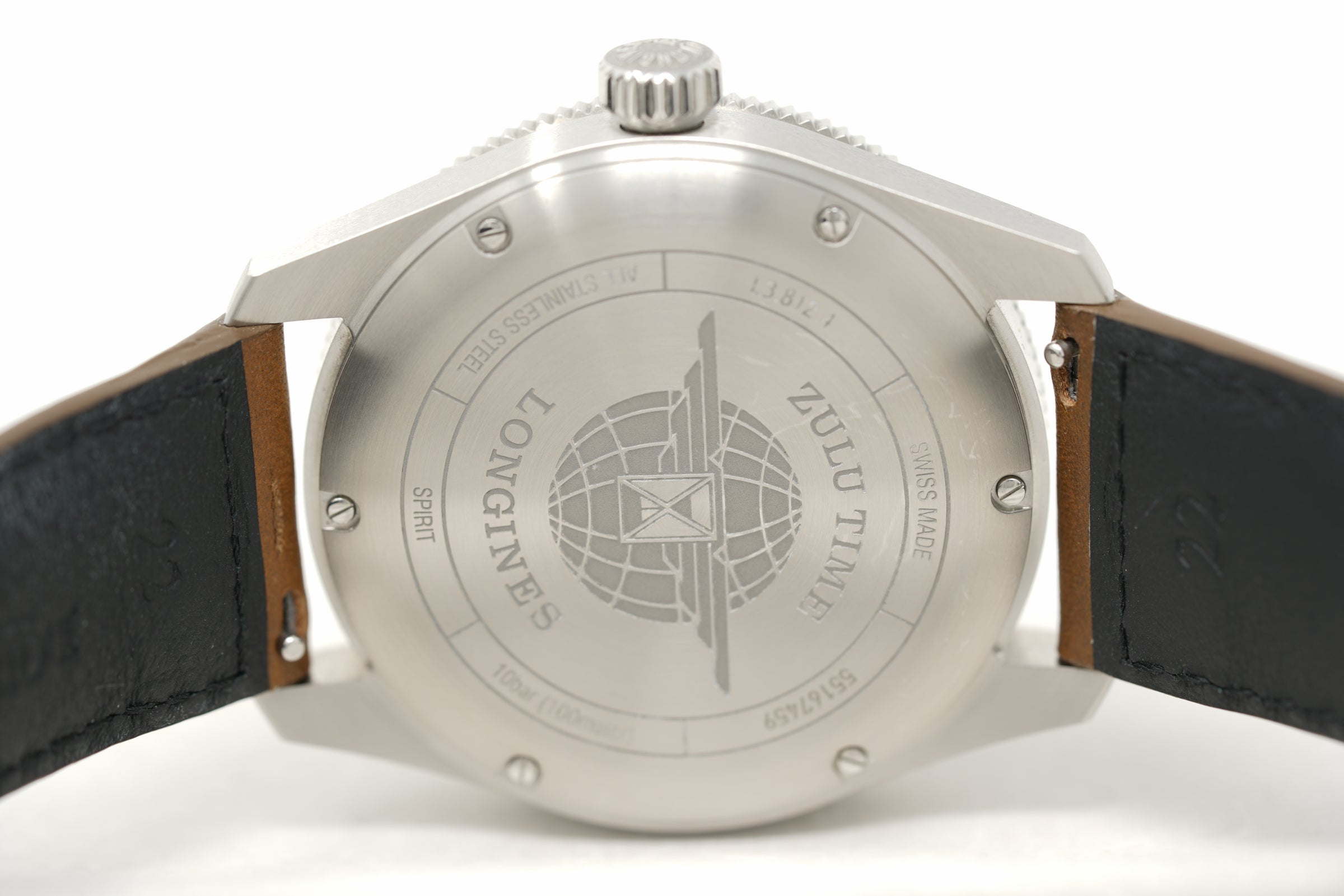 Pre-Owned Longines Spirit Zulu Time L3.812.4.63.2