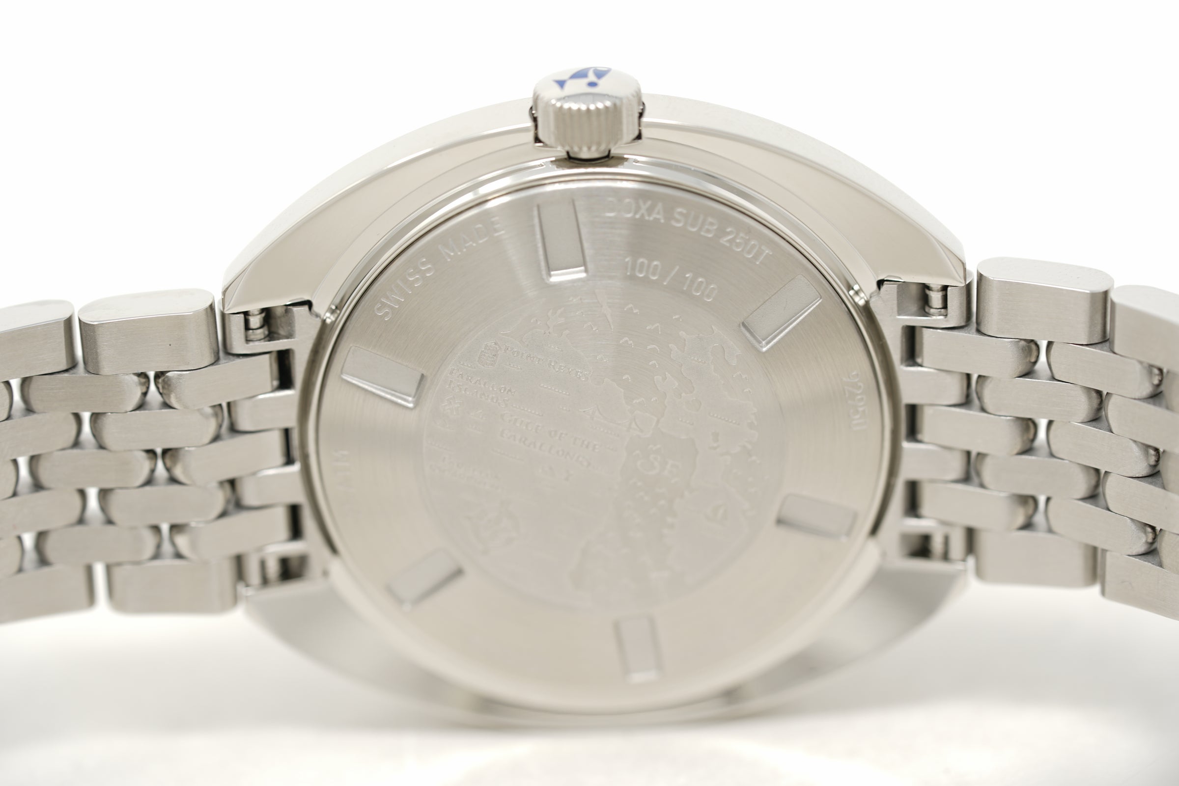 Pre-Owned Doxa SUB 250T GMT 'Great White' Topper Edition 855.10.011.10-SE9