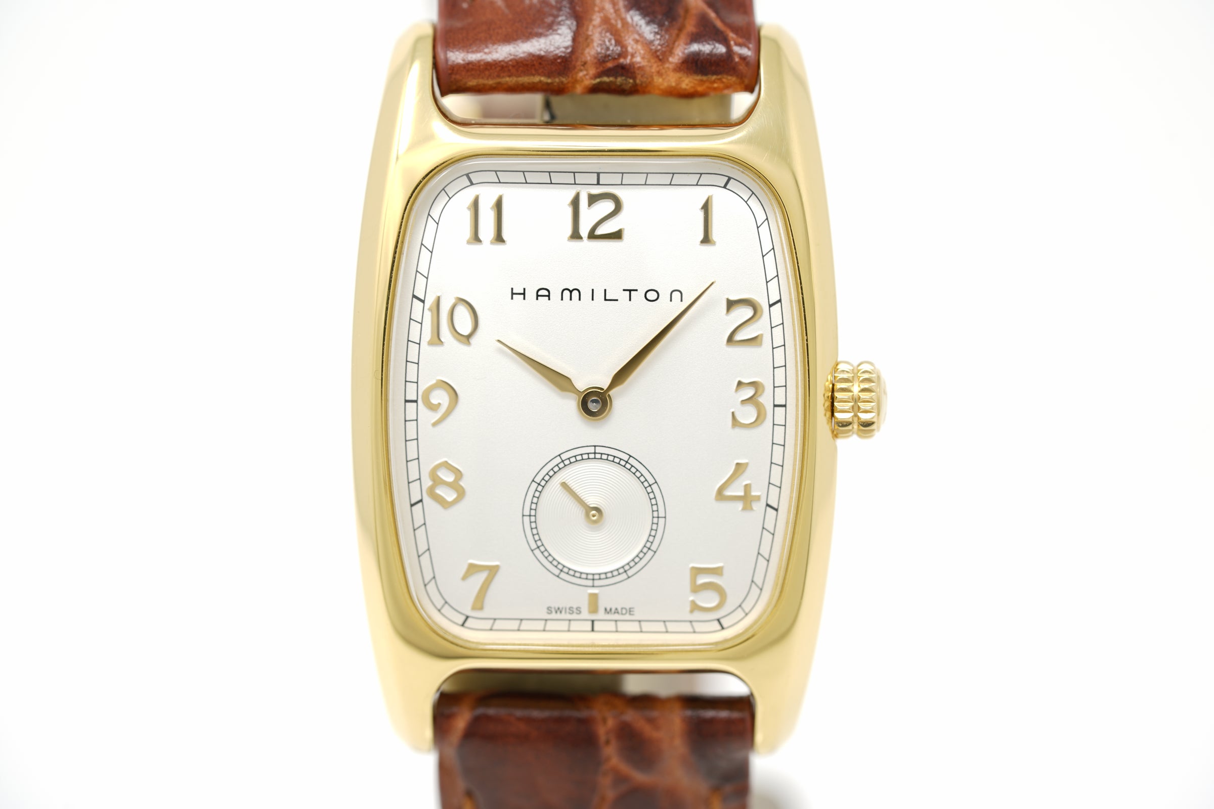 Pre-Owned Hamilton American Classic Boulton Small Second H13431553