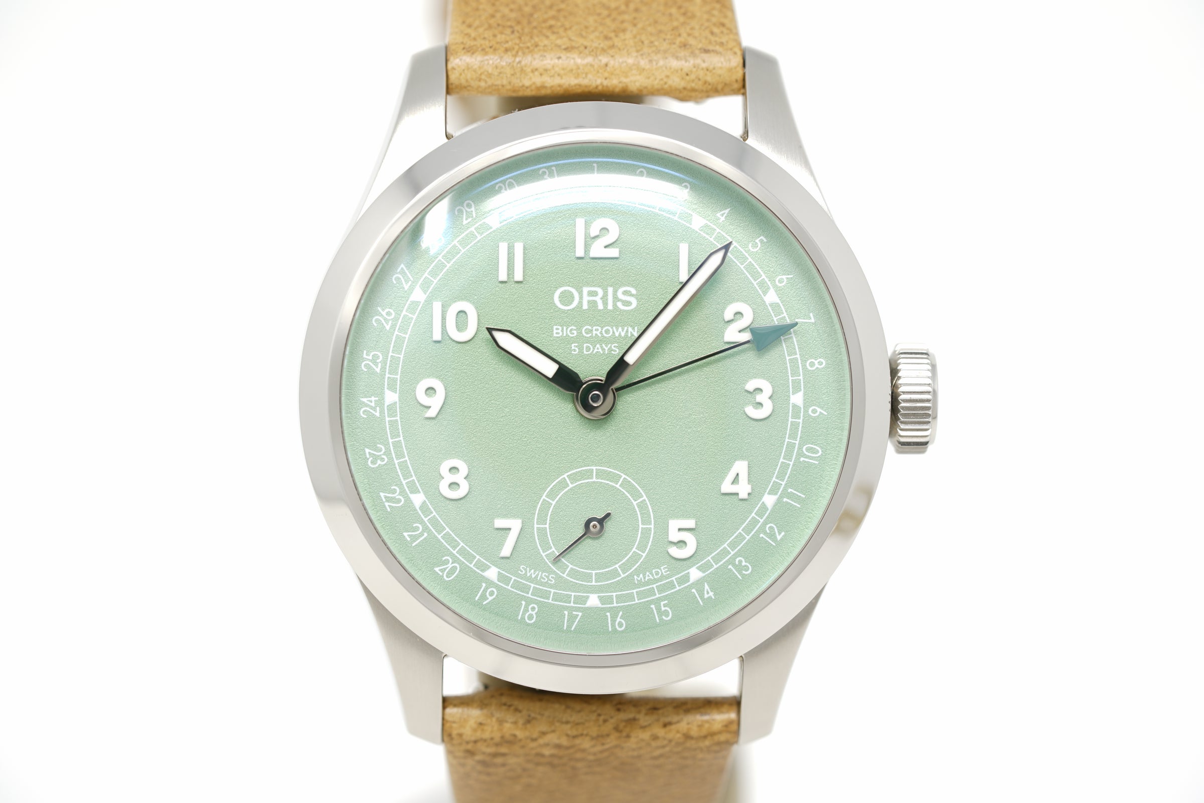 Pre-Owned Oris Big Crown Pointer Date Cal 403 01 403 7799 4067-07 6 20 09FC