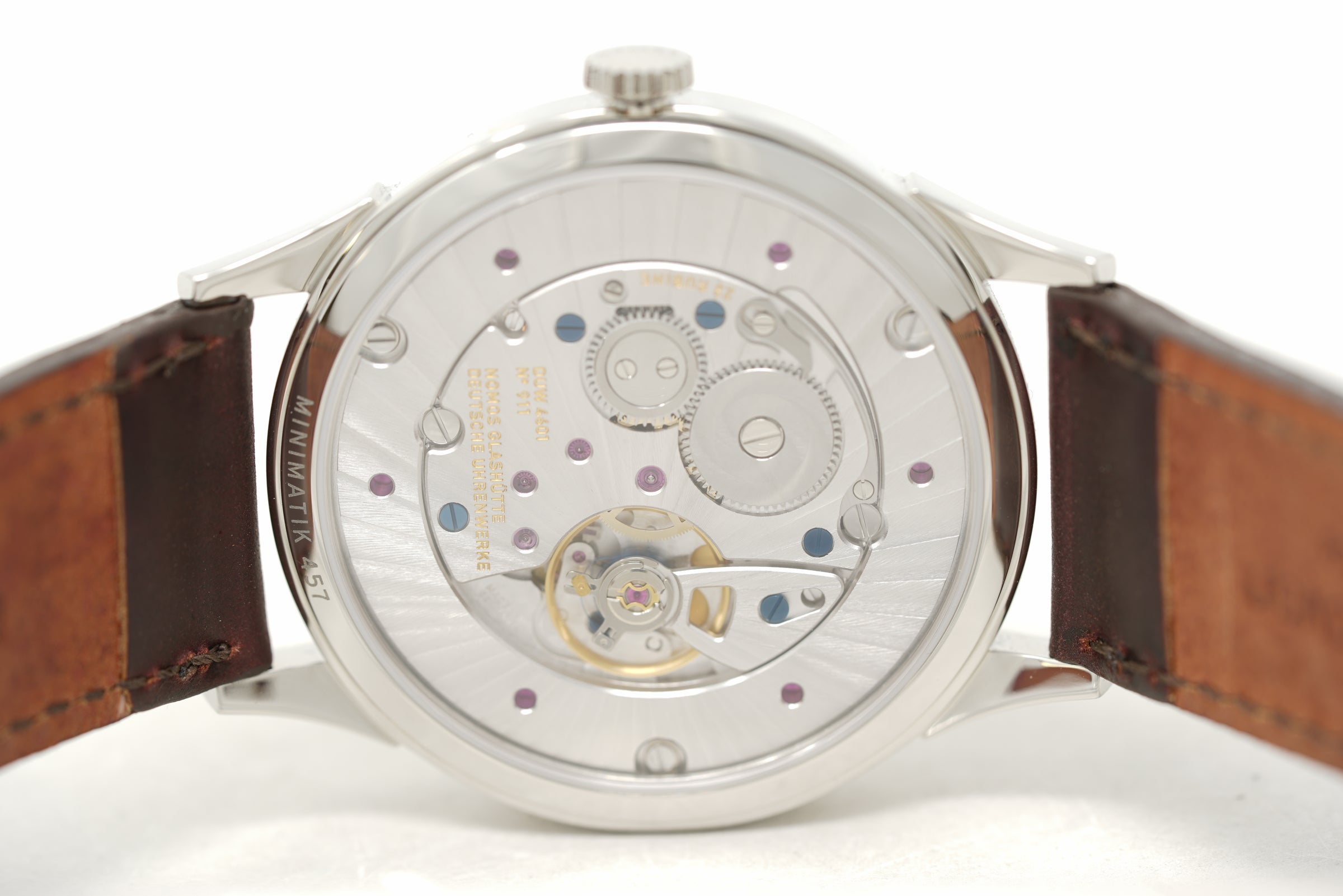 Pre-Owned Nomos Glashütte Minimatik 39 Date Gold 1251