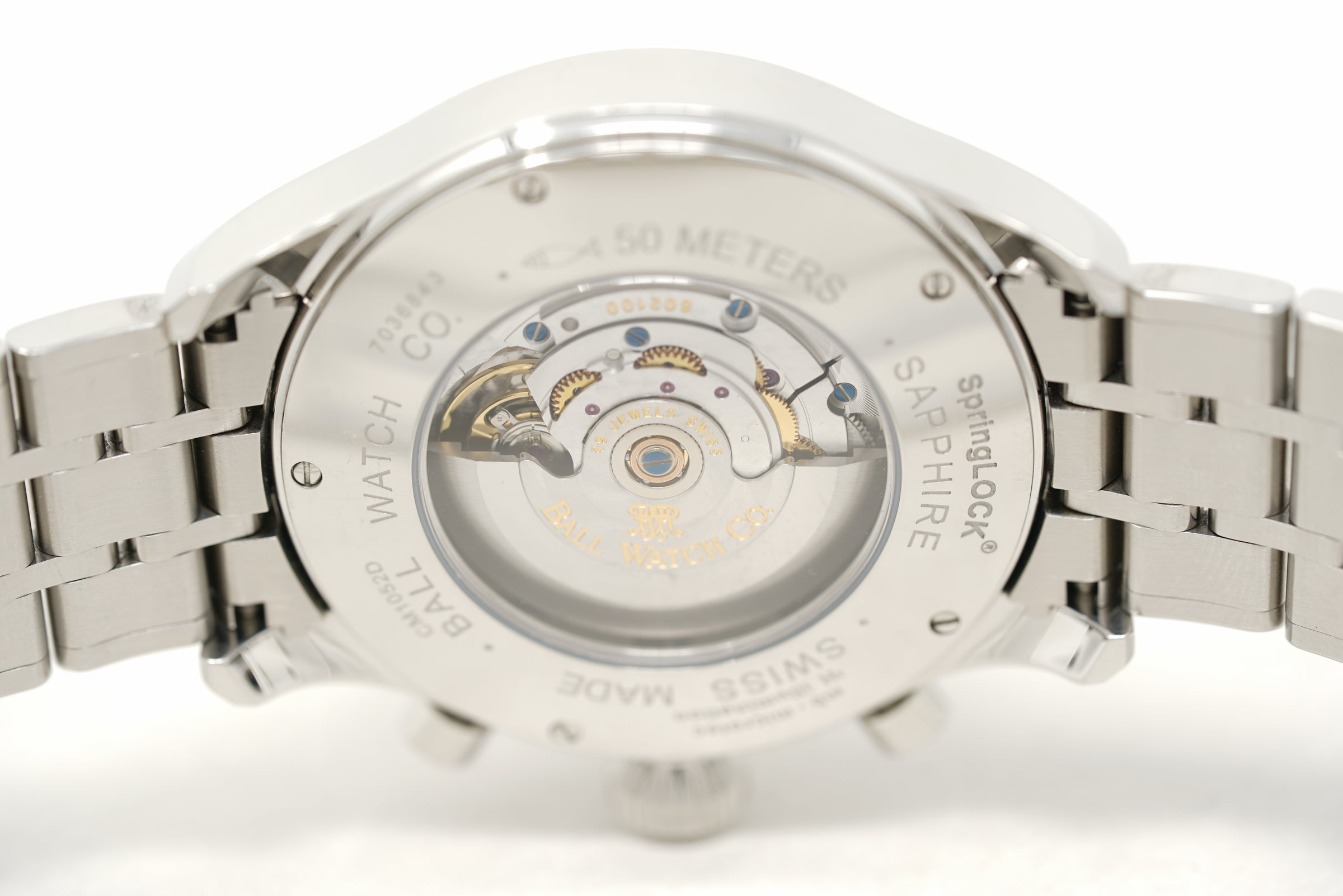 Pre-Owned Ball Trainmaster Cannonball Chronograph CM1052D-S3J-BK