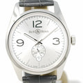Pre-Owned Bell & Ross BR 123 Officer Silver BRG123-WH-ST/SCR/2