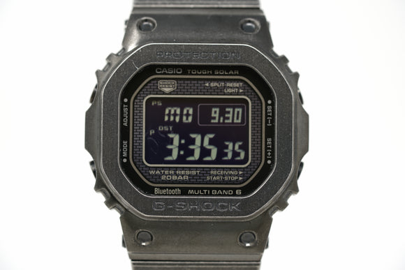 Pre-Owned G-Shock Full Metal Black Aged IP GMWB5000V-1