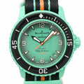 Pre-Owned Swatch x Blancpain Scuba Fifty Fathoms Indian Ocean SO35I100