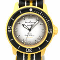 Pre-Owned Swatch x Blancpain Scuba Fifty Fathoms Pacific Ocean SO35P100