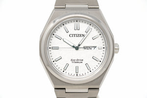 Pre-Owned Citizen Zenshin Three-Hand Super Titanium AW0130-85A