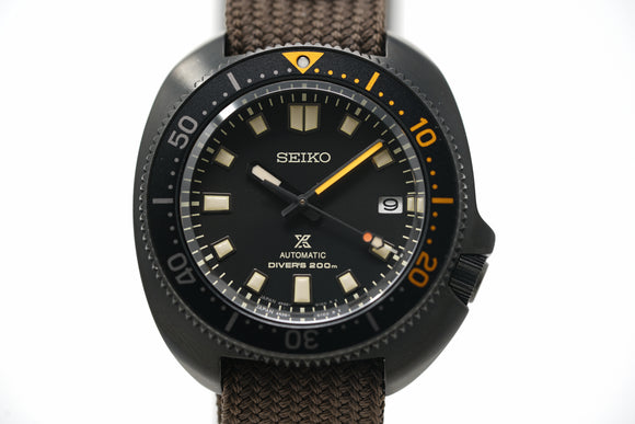 Pre-Owned Seiko Prospex Black Series 1970 Diver's Re-interpretation Limited SPB257