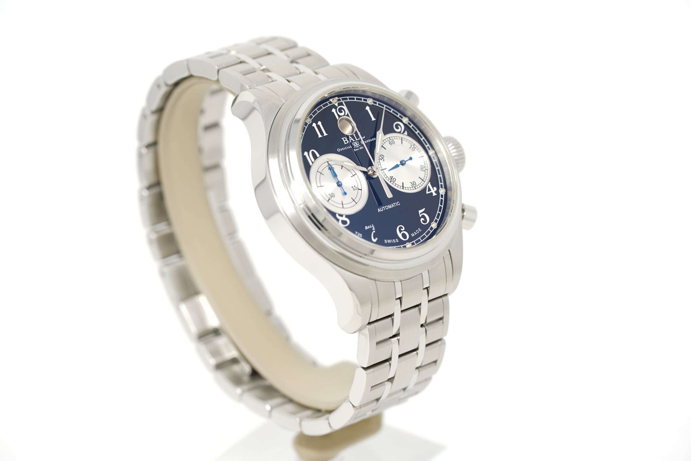 Pre-Owned Ball Trainmaster Cannonball Chronograph CM1052D-S3J-BK