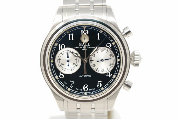 Pre-Owned Ball Trainmaster Cannonball Chronograph CM1052D-S3J-BK
