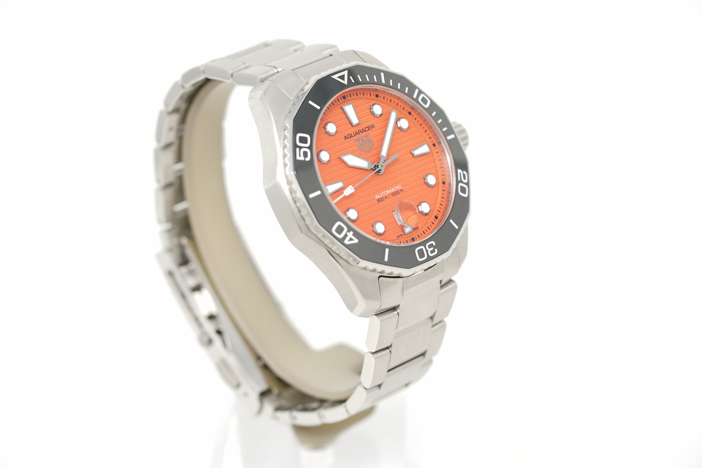 Pre-Owned Tag Heuer Aquaracer Professional 300 Orange Diver WBP201F.BA0632