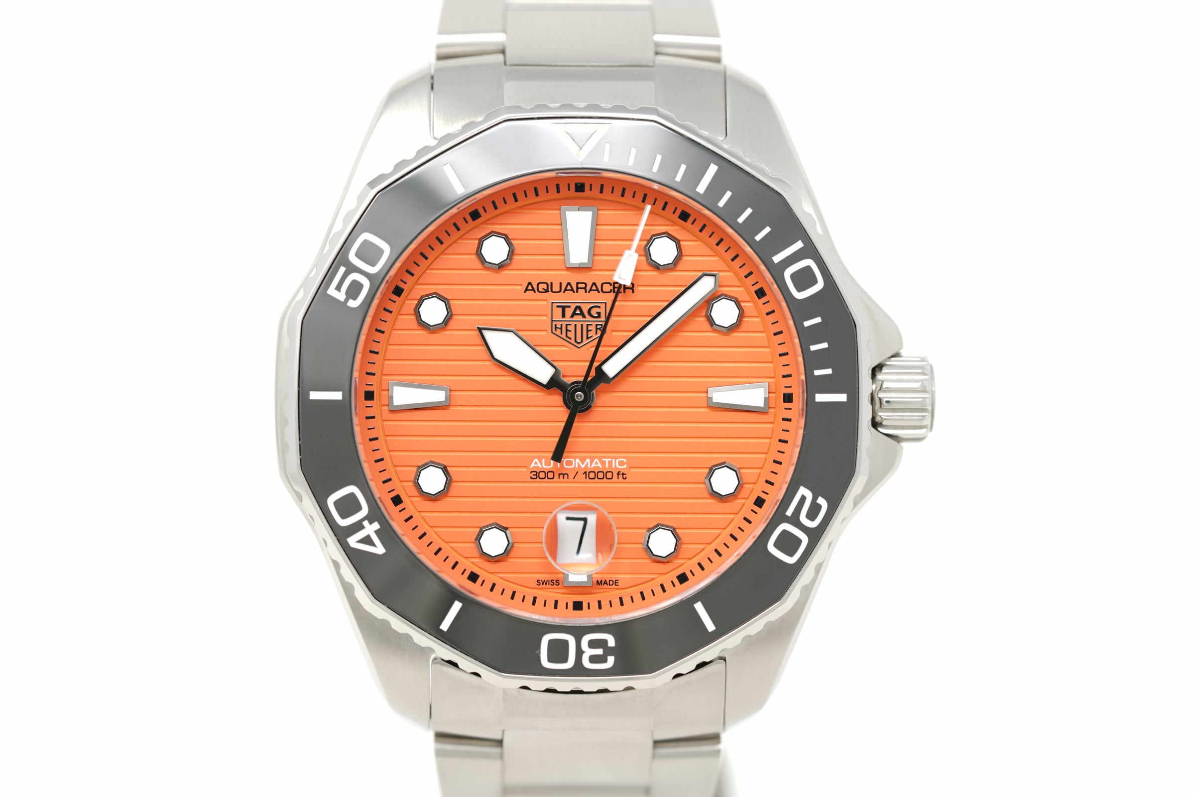 Pre-Owned Tag Heuer Aquaracer Professional 300 Orange Diver WBP201F.BA0632