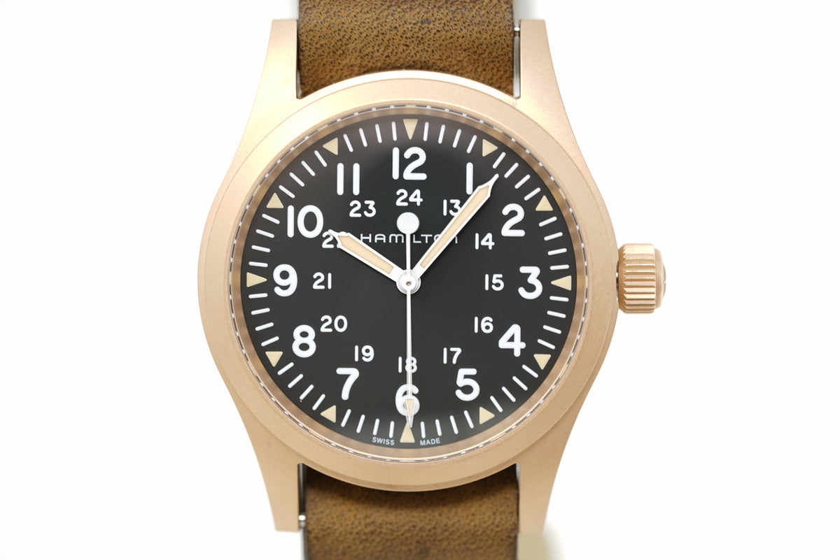 Pre-Owned Hamilton Khaki Field Mechanical Bronze H69459530