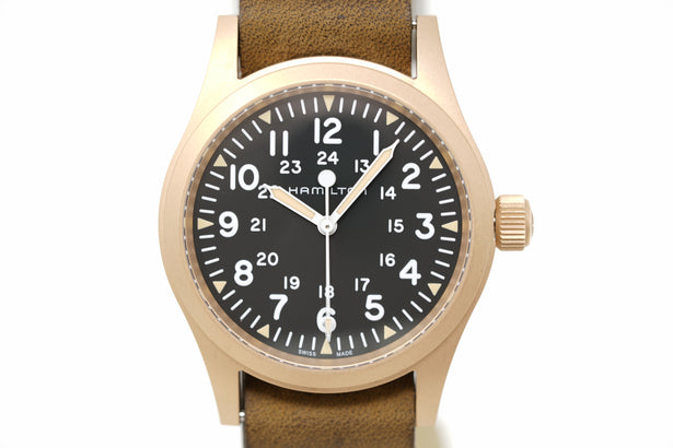 Pre-Owned Hamilton Khaki Field Mechanical Bronze H69459530