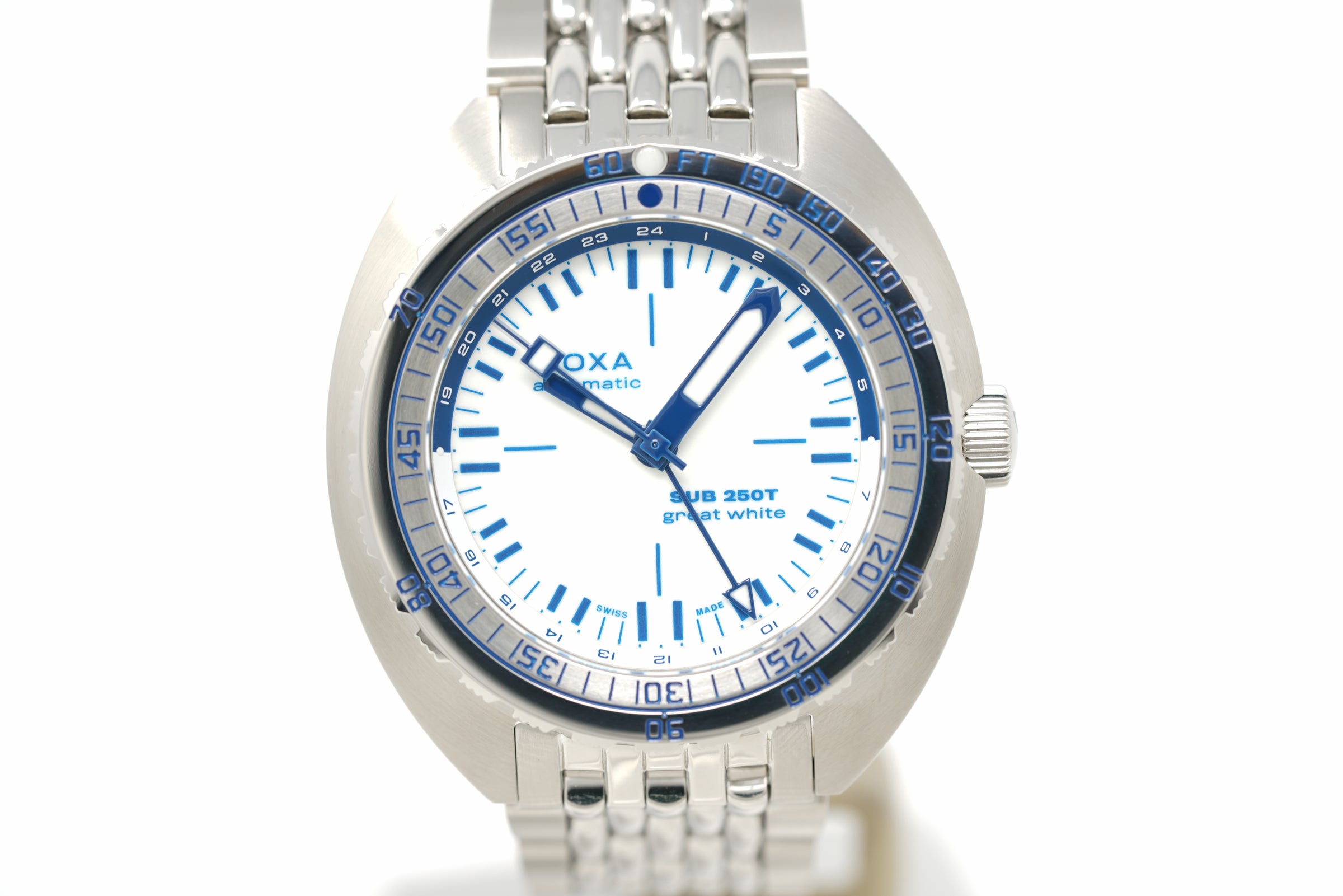 Pre-Owned Doxa SUB 250T GMT 'Great White' Topper Edition 855.10.011.10-SE9