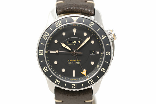 Pre-Owned Bremont Supermarine S502 GMT S502-BK-L-S