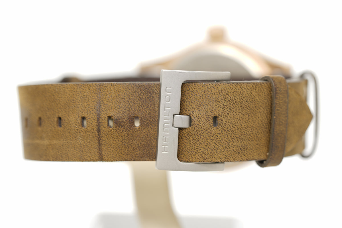 Pre-Owned Hamilton Khaki Field Mechanical Bronze H69459530