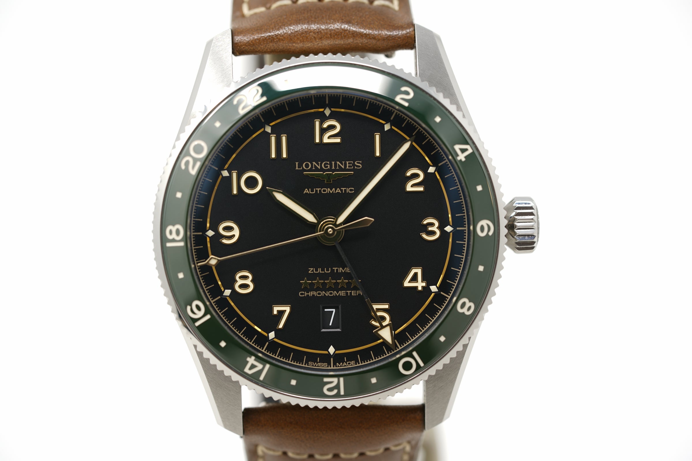 Pre-Owned Longines Spirit Zulu Time L3.812.4.63.2