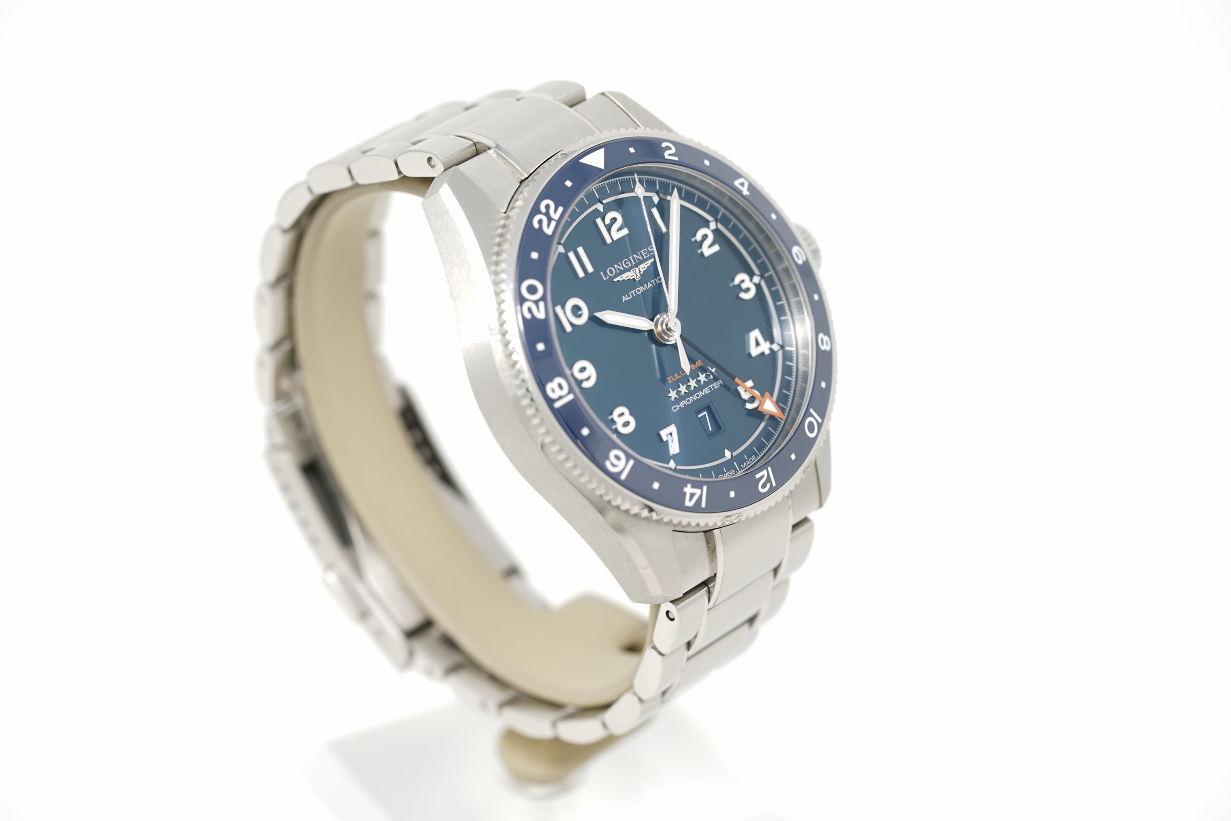 Pre-Owned Longines Spirit Zulu Time L3.812.4.93.6
