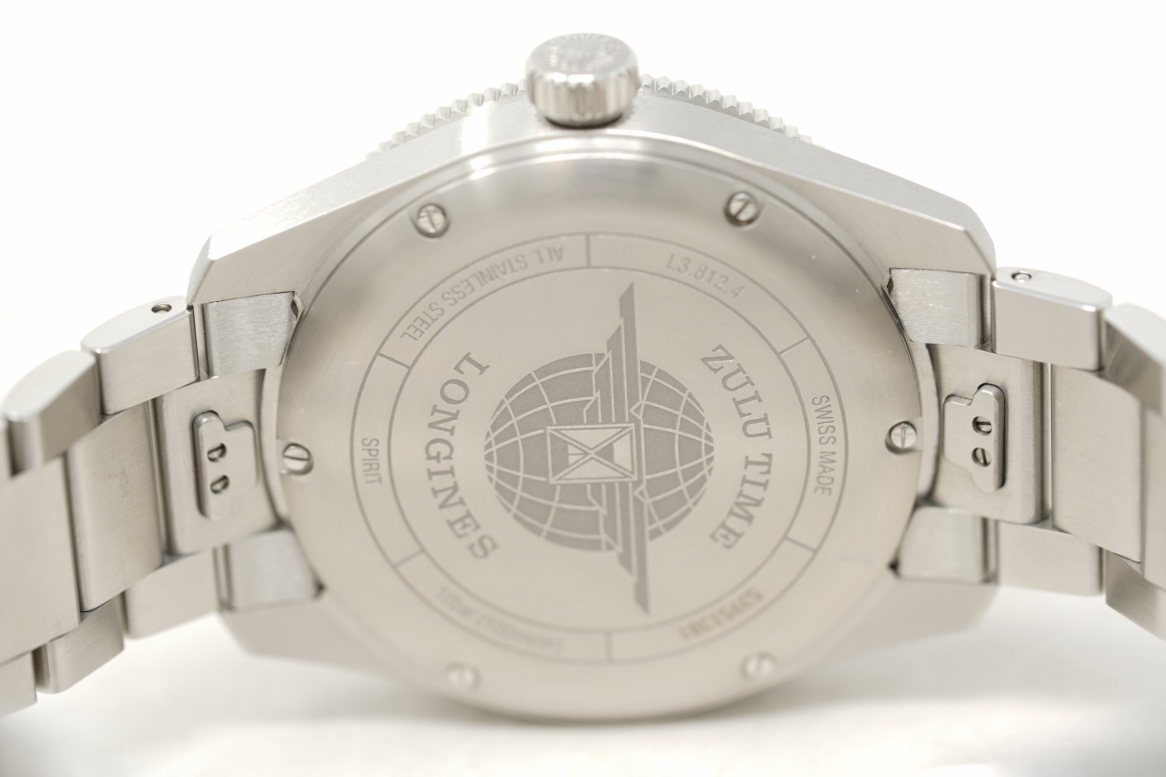 Pre-Owned Longines Spirit Zulu Time L3.812.4.93.6