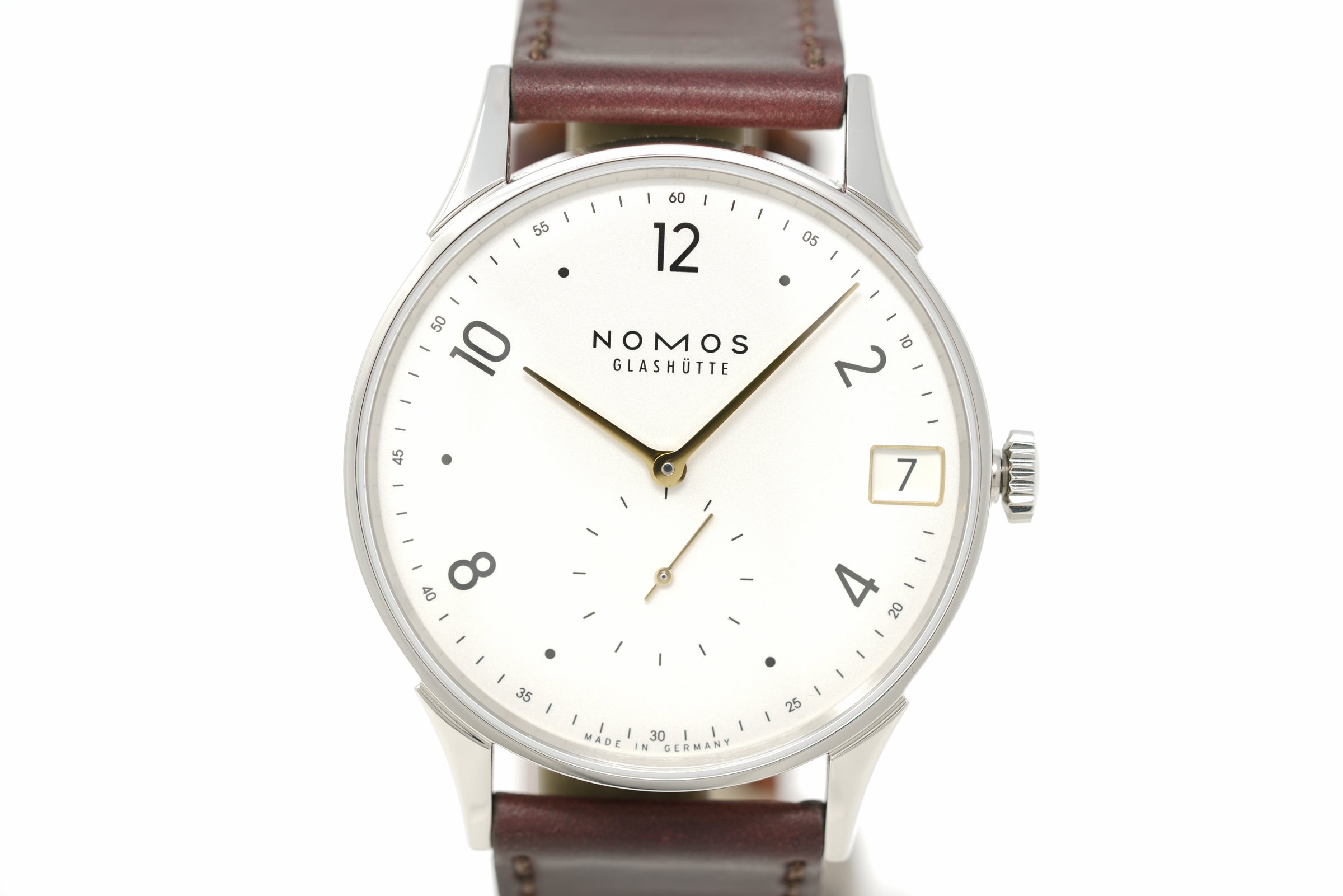 Pre-Owned Nomos Glashütte Minimatik 39 Date Gold 1251