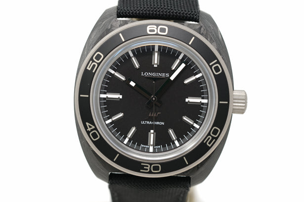 Pre-Owned Longines Ultra-Chron Carbon L2.839.4.52.2